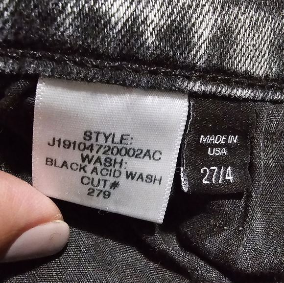 EUC Veronica Beard Brooke Acid Wash Skinny Jeans size 27 - Picture 8 of 9